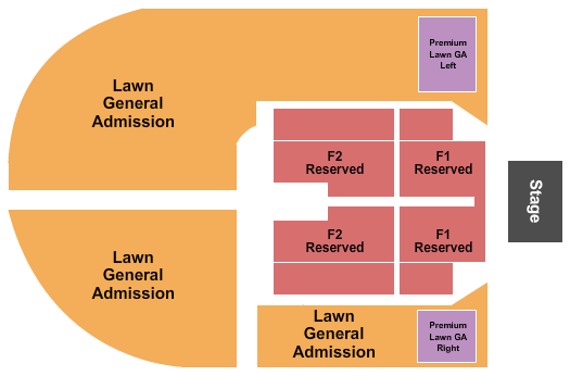 Outdoor Amphitheater At Ford Idaho Center Outlaw Music Festival Seating Chart